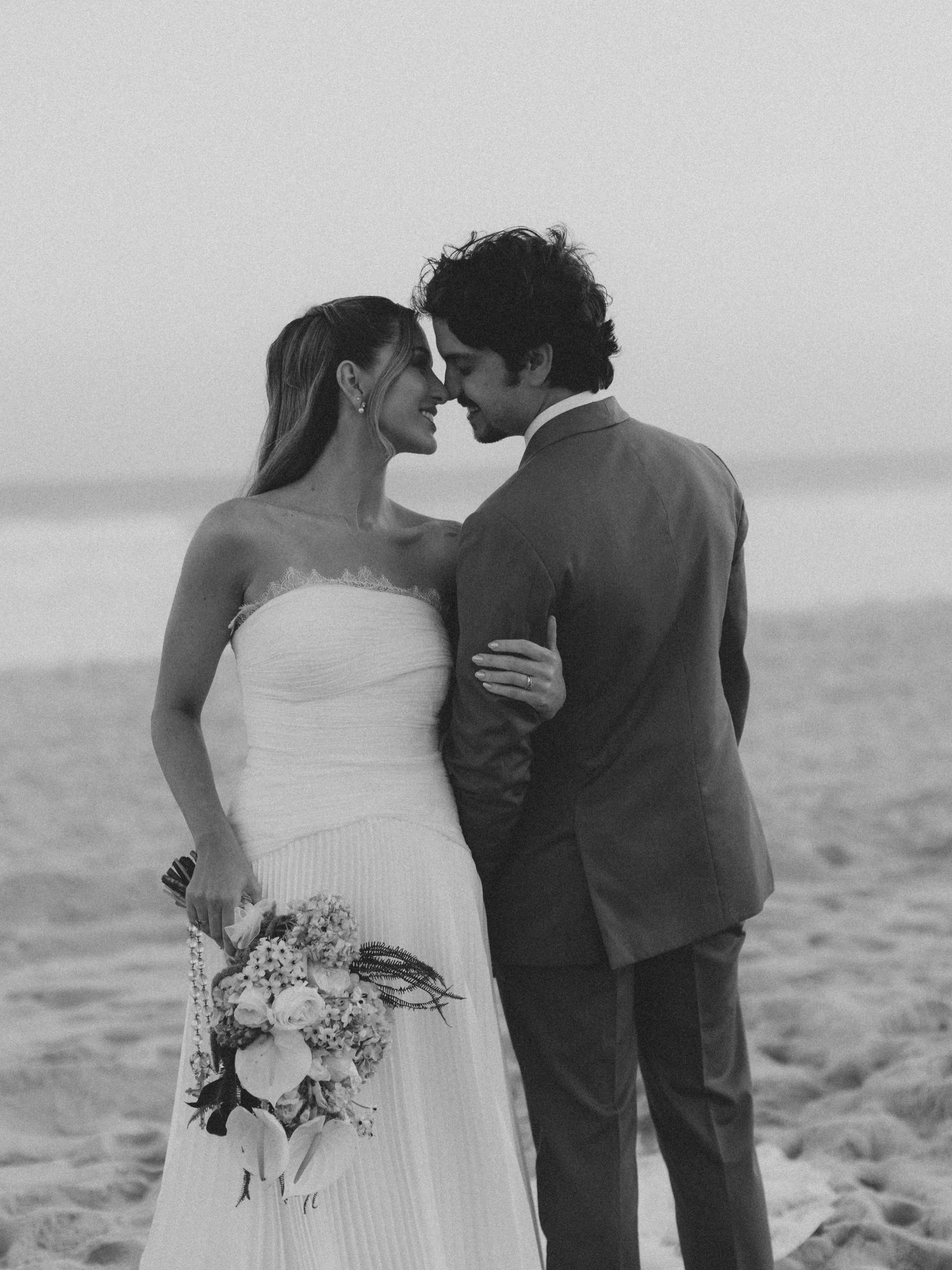 Lígia e Breno no casamento